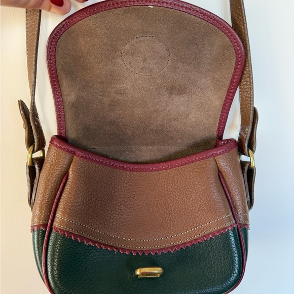 Vintage 90s Dooney and Bourke leather crossbody - Picture 5 of 10